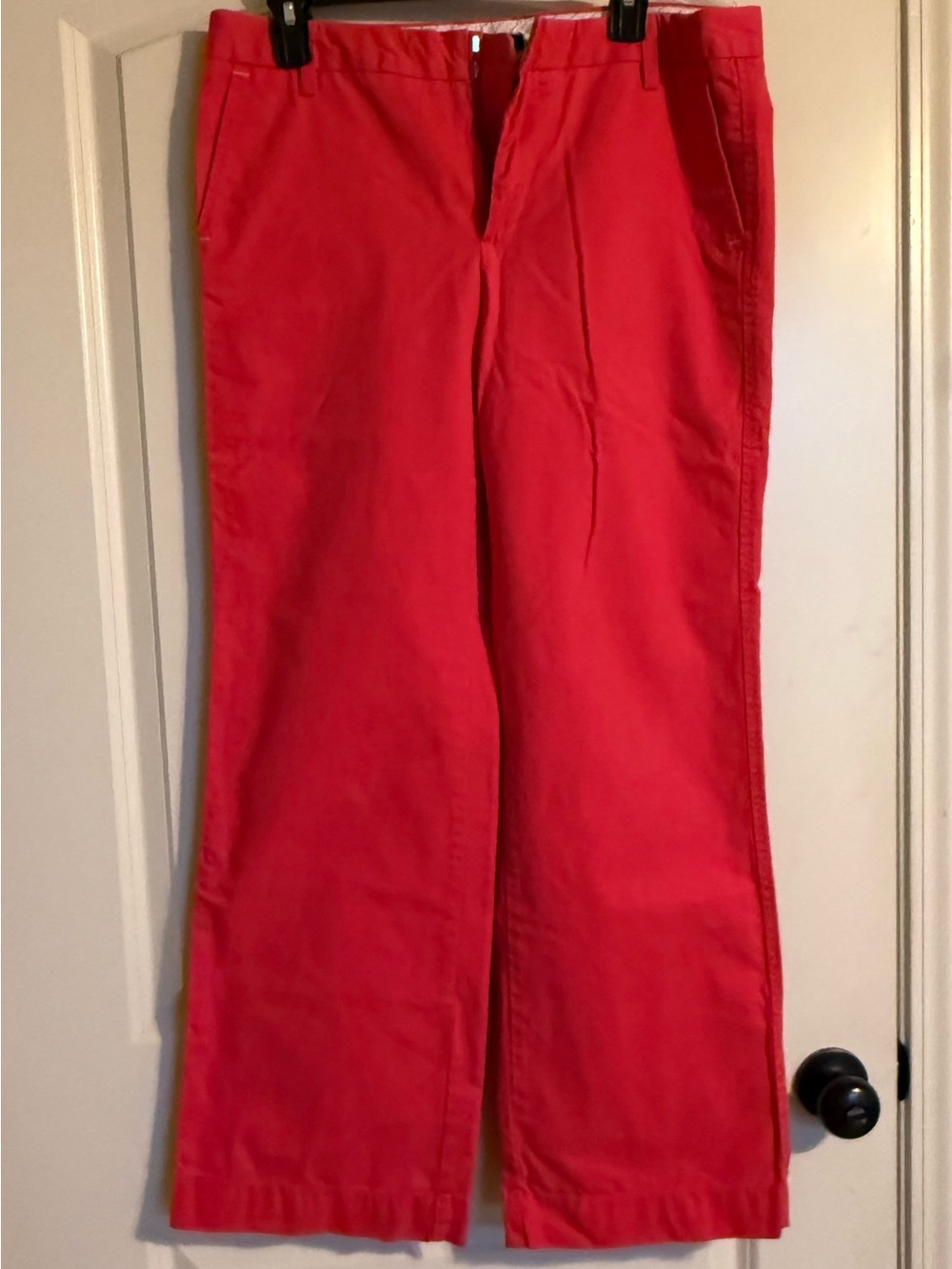 Gap size 10 Bright Red Straight-Leg Pants
